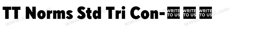 TT Norms Std Tri Con字体转换